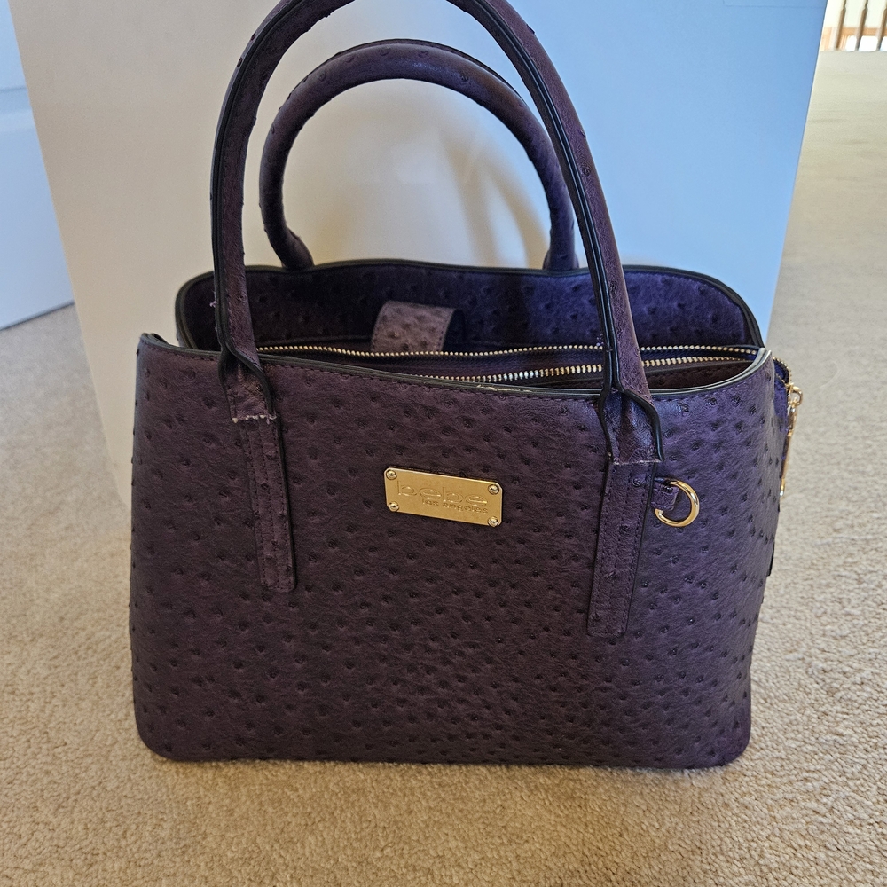 bebe Deep Purple Shoulder Bag